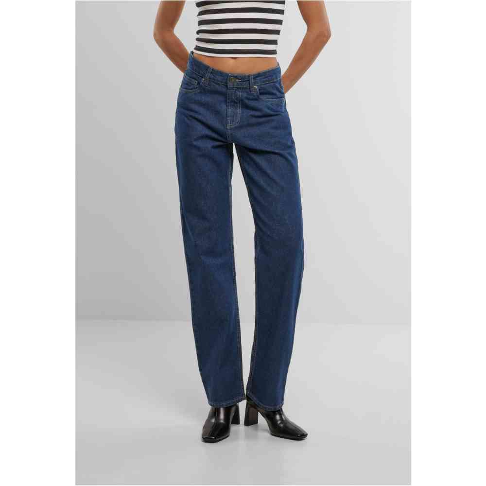 Urban Classics - Straight Fit Denim Broek rechte pijpen - Blauw